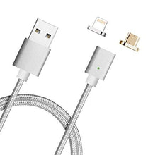 Load image into Gallery viewer, Metal Braided Premium Quality Magnetic Charging Cable (3 in 1)