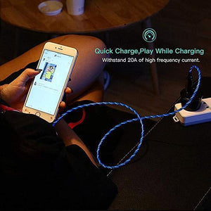 Flowing Light Smart USB Cable - iPhone/Android