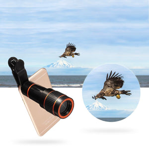 Universal 8x Optical Zoom Telescope Lens for Smartphones