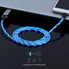 Load image into Gallery viewer, Flowing Light Smart USB Cable - iPhone/Android