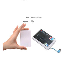 Load image into Gallery viewer, World&#39;s Slimmest Credit Card Shape Power Bank