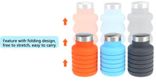 Load image into Gallery viewer, Silicone Expandable &amp; Foldable Drinking Water Bottle