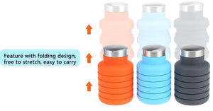 Silicone Expandable & Foldable Drinking Water Bottle