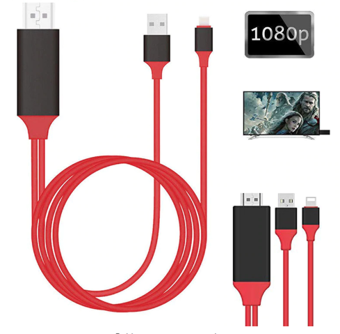 8-Pin iPhone/USB to HDMI Converter Cable