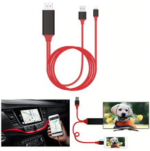Load image into Gallery viewer, 8-Pin iPhone/USB to HDMI Converter Cable