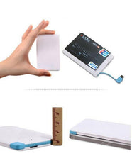 Load image into Gallery viewer, World's Slimmest Credit Card Shape Power Bank