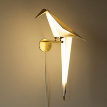 Load image into Gallery viewer, Perch Wall Lamp with Bird Light